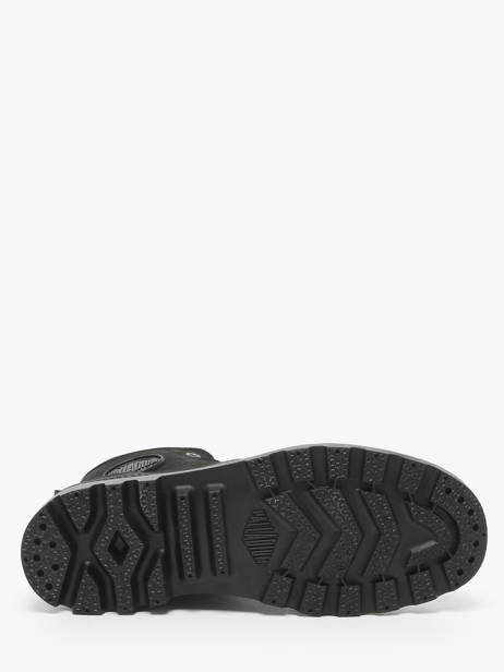 Enkellaarsjes Pampa Hi Zip Wl Uit Leder Palladium Zwart women 95982010 ander zicht 5